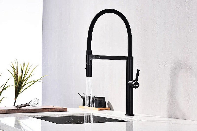 Смеситель для кухни Paulmark Leader Le214101-AN антрацит купить в интернет-магазине сантехники Sanbest