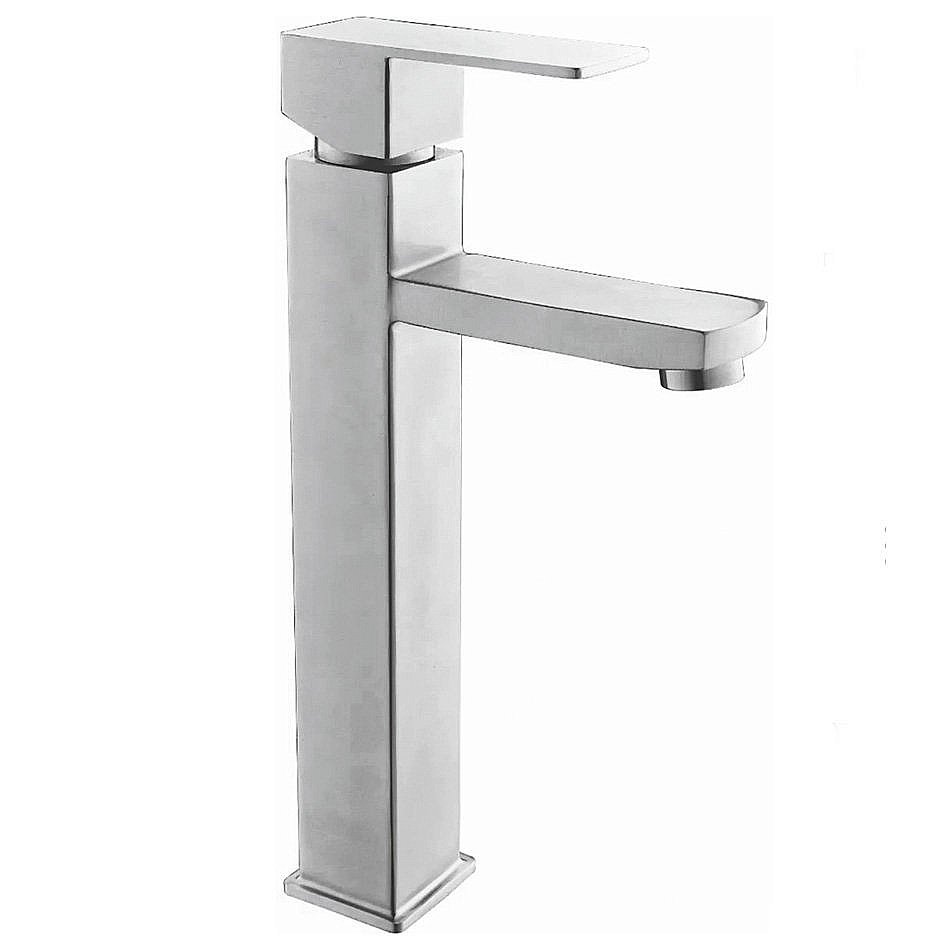 Смеситель для раковины Melana 6110 сатин купить в интернет-магазине сантехники Sanbest