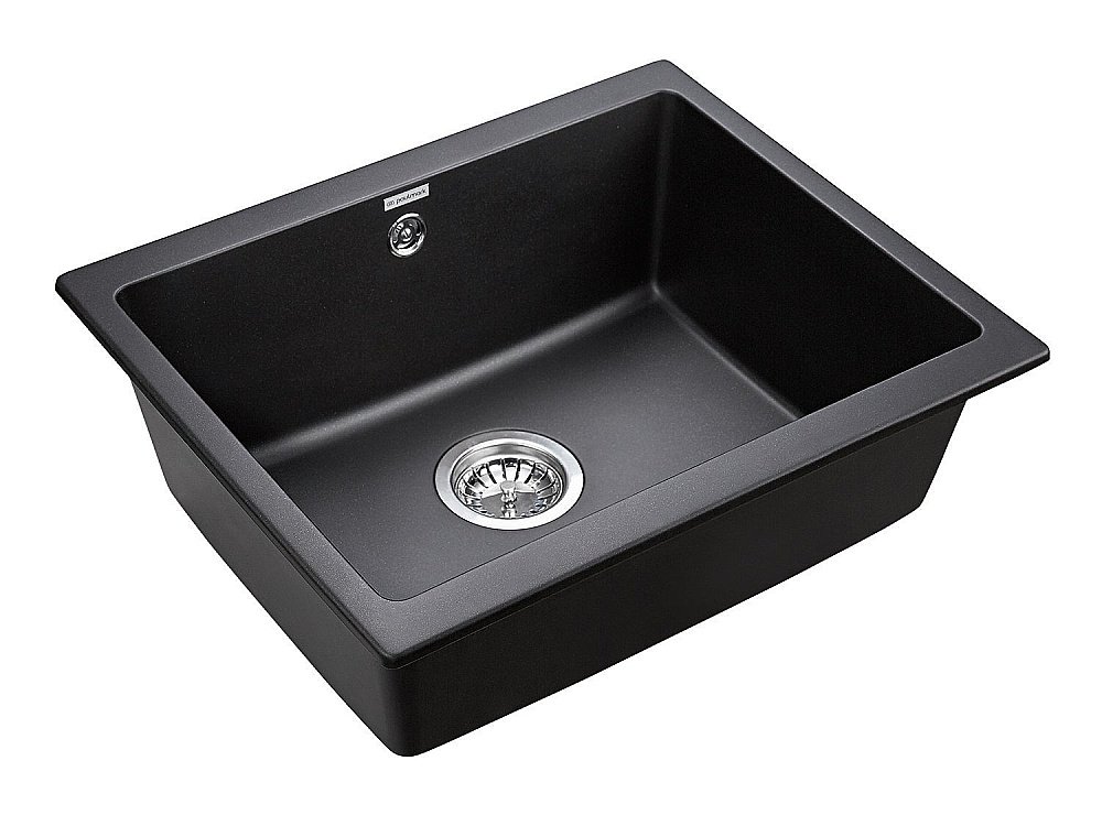Мойка кухонная Paulmark Gera PM205546-BL Черная купить в интернет-магазине сантехники Sanbest