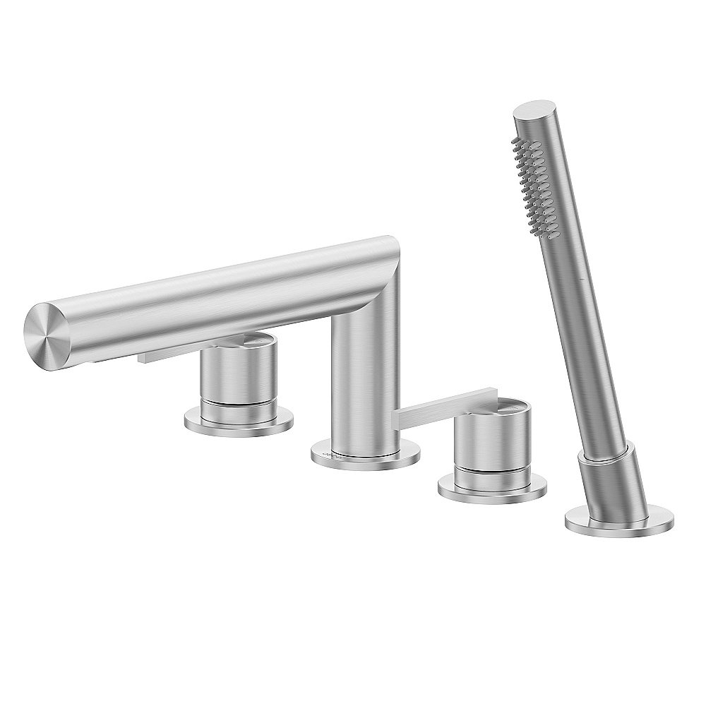 Смеситель для ванны Abber Perfekte 316 AF8A13BST сталь брашированная купить в интернет-магазине сантехники Sanbest