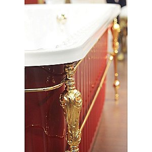 Ванна Migliore Olivia Console 24268 174х83 белая,красная,золото купить в интернет-магазине Sanbest