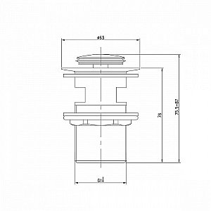 Донный клапан IDDIS Cloud CLOG000i88 купить в интернет-магазине сантехники Sanbest