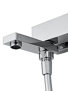 Смеситель для ванны с душем WONZON & WOGHAND CUBE, Хром (WW-88639016-CR) купить в интернет-магазине сантехники Sanbest
