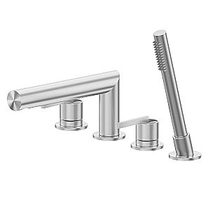 Смеситель для ванны Abber Perfekte 316 AF8A13BST сталь брашированная купить в интернет-магазине сантехники Sanbest