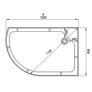 Душевая кабина DTO D102S 120х80 купить в интернет-магазине Sanbest