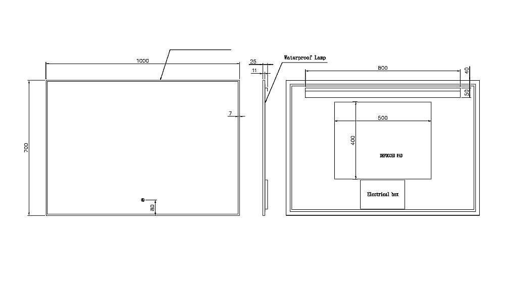 Зеркало Boheme 100 543-100-G золото в ванную от интернет-магазине сантехники Sanbest
