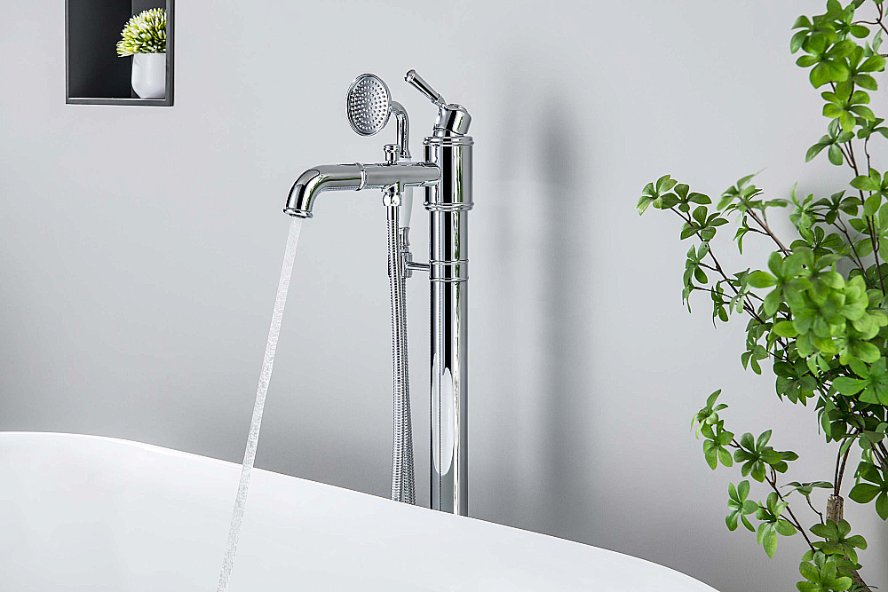 Смеситель для ванны Aquatek Классик AQ1545CR хром купить в интернет-магазине сантехники Sanbest