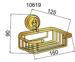 Полка для губки Boheme Medici 10619 купить в интернет-магазине сантехники Sanbest