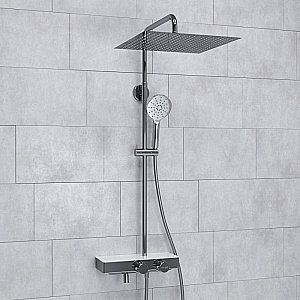 Душевая система WasserKraft Aller SET2646 Thermo хром купить в интернет-магазине сантехники Sanbest
