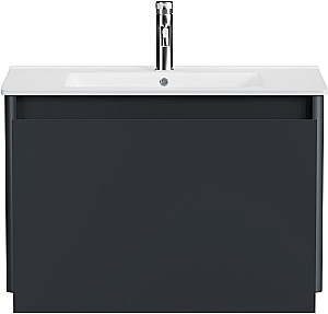 Тумба с раковиной и столешницей Allen Brau Gravity 80 1.370013.AM антрацит матовый для ванной в интернет-магазине Sanbest