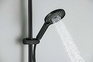 Душевой гарнитур Aquatek Лугано AQ2022MB черный матовый купить в интернет-магазине сантехники Sanbest