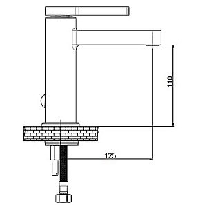 Смеситель для раковины GPD Gildo MLB165 купить в интернет-магазине сантехники Sanbest