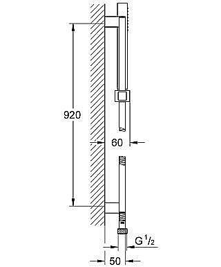 Душевая гарнитура GROHE Euphoria Cube 27700 000 купить в интернет-магазине сантехники Sanbest