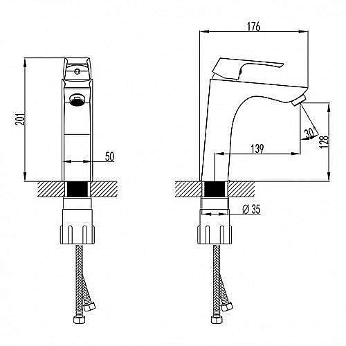 Смеситель для раковины Lemark Unit LM4537C купить в интернет-магазине сантехники Sanbest