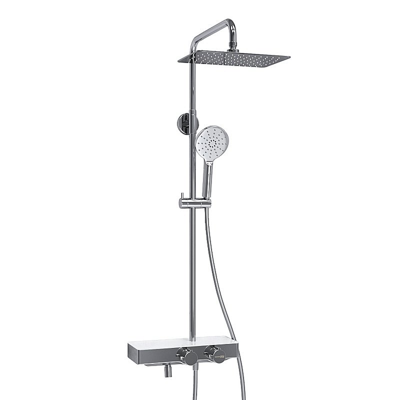 Душевая система WasserKraft Aller SET2649 Thermo хром купить в интернет-магазине сантехники Sanbest
