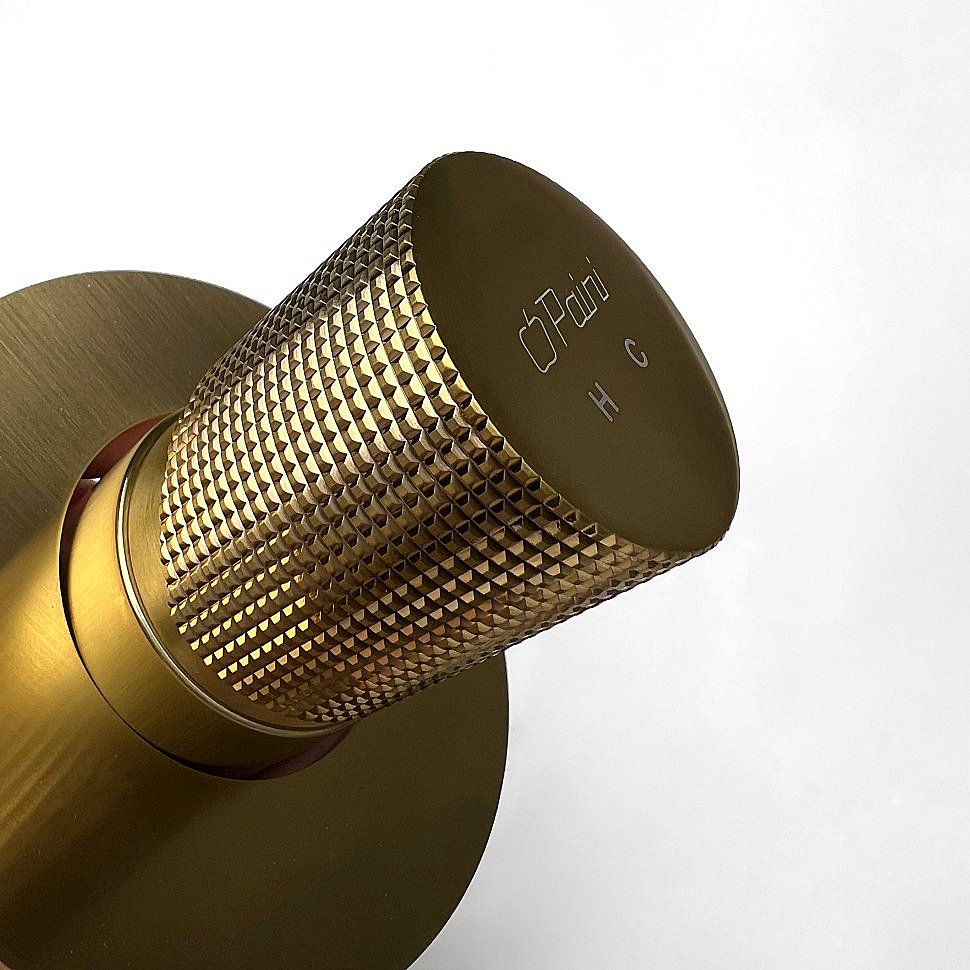 Смеситель для душа PAINI Cox grip 7GPJ690 золото матовое купить в интернет-магазине сантехники Sanbest