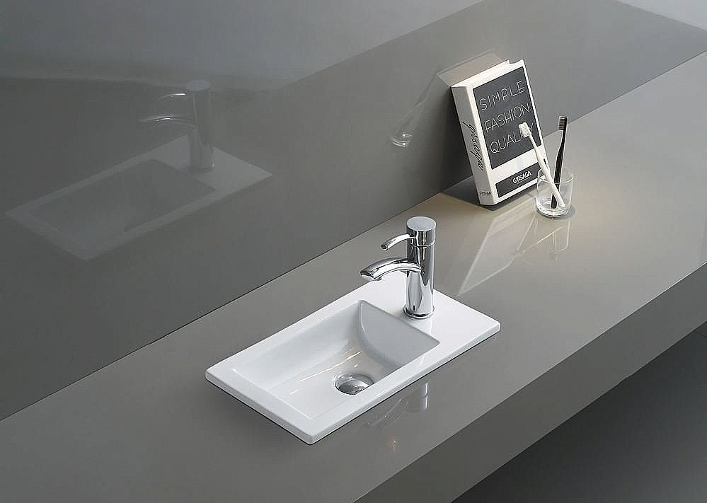 Раковина Ceramalux N  45,5 9032С белая купить в интернет-магазине Sanbest