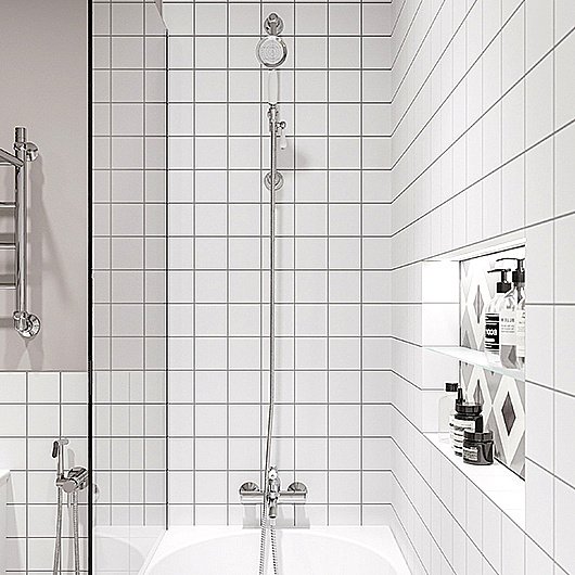 Смеситель для ванны Jacob Delafon LOUISE E24363-CP хром купить в интернет-магазине сантехники Sanbest