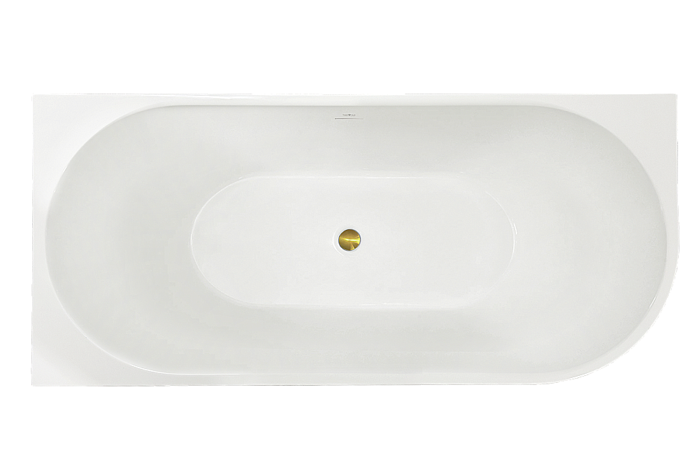 Акриловая ванна Royal Bath RIVA RB610311-GD 170х78 белый купить в интернет-магазине Sanbest