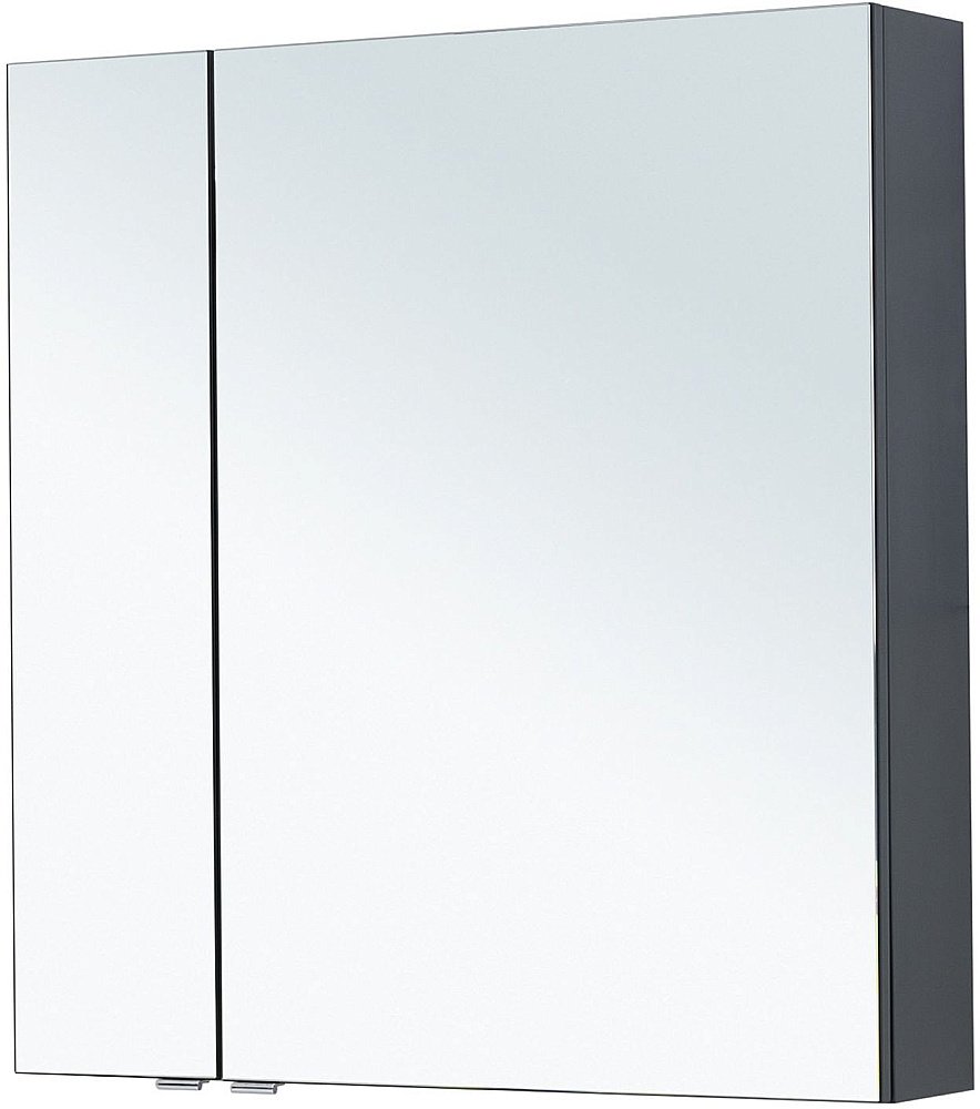 Зеркальный шкаф Aquanet Алвита New 80 Антрацит купить в интернет-магазине сантехники Sanbest