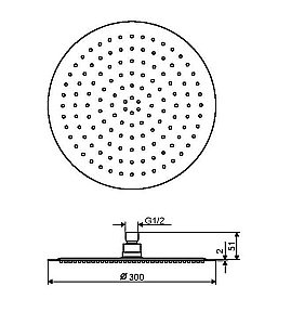 Головной душ Excellent Actima 30 купить в интернет-магазине сантехники Sanbest