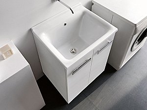 Раковина Kerasan Aquadom 60 029201*0 белая купить в интернет-магазине Sanbest