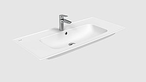 Раковина Creavit Erine 85 ER085-00CB00E-0000 белая купить в интернет-магазине Sanbest