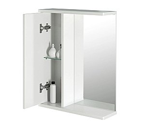 Зеркало со шкафом MIXLINE НОРД 55 в ванную от интернет-магазине сантехники Sanbest