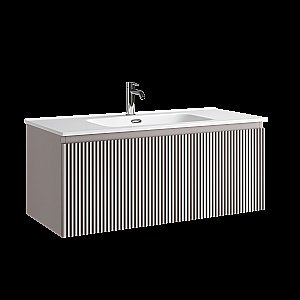 Тумба с раковиной Sancos Snob R 1.0 SNR1.0100SM/CN7003 Doha Soft для ванной в интернет-магазине Sanbest