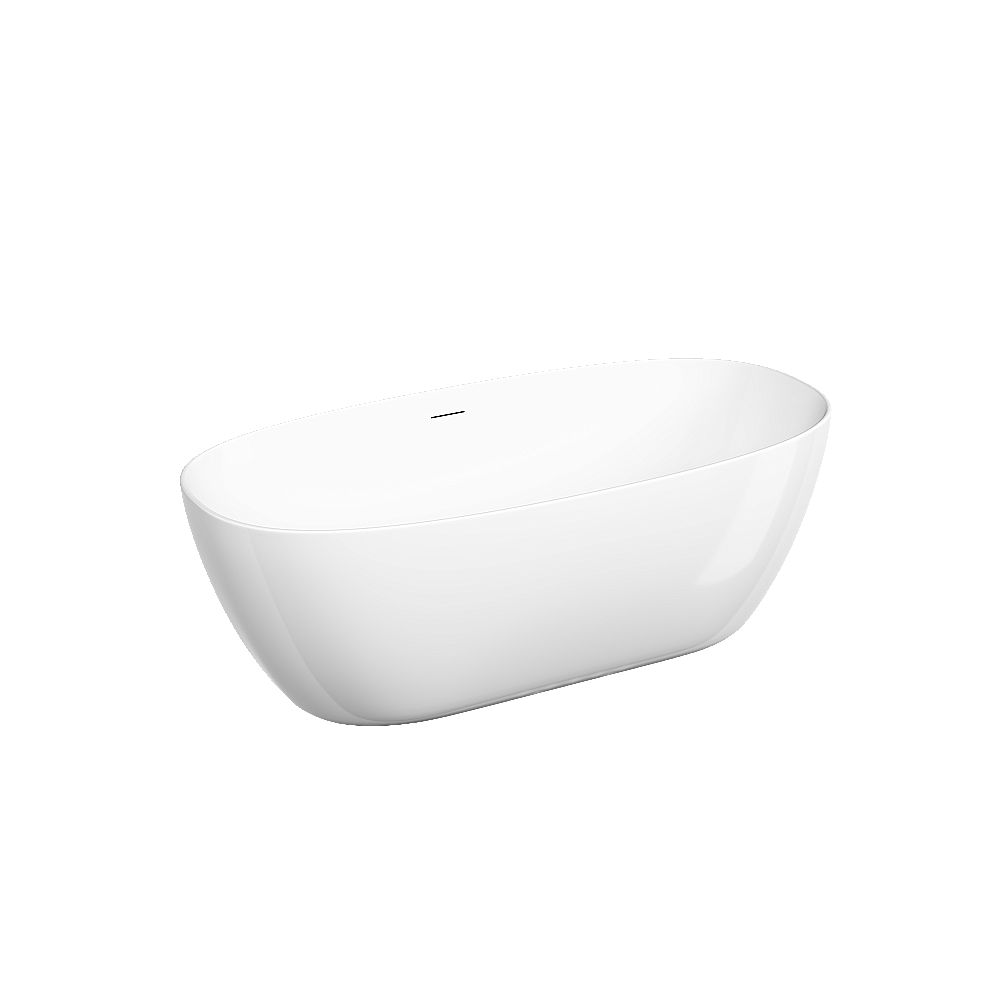 Ванна акриловая Sancos Oval FB21 170х80 белая купить в интернет-магазине Sanbest