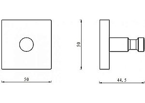 Крючок Aquanet Flash S1 купить в интернет-магазине сантехники Sanbest