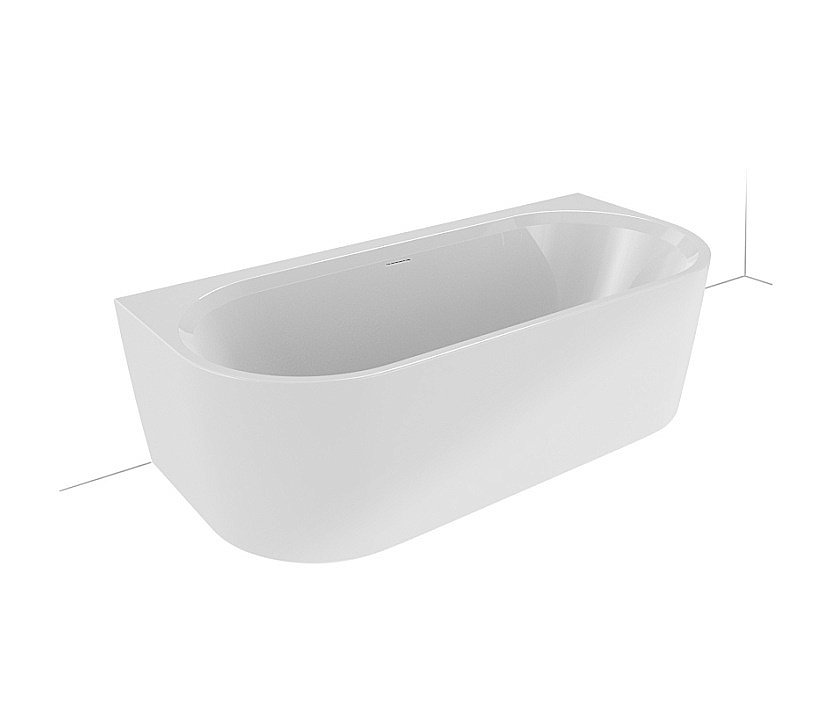 Акриловая ванна Riho Desire Wall Mounted 180x84 B089001105 белая матовая купить в интернет-магазине Sanbest