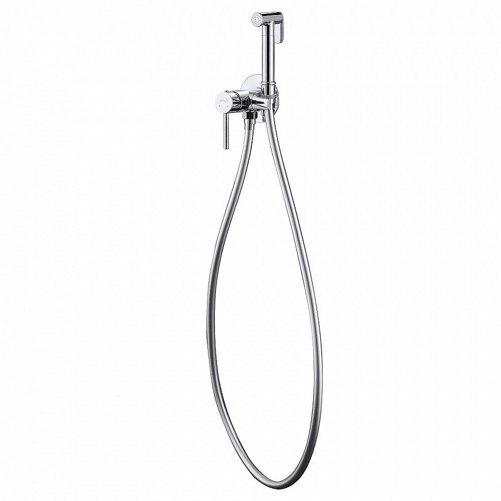 Гигиенический душ Abber WASSER KREIS AF8125 хром купить в интернет-магазине сантехники Sanbest