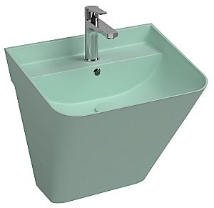 Раковина ISVEA Sott'Aqua 50 10SQ37002SV-2T мятно-зеленый матовый купить в интернет-магазине Sanbest