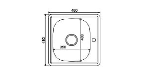 Мойка кухонная MIXLINE ML 528187 хром купить в интернет-магазине сантехники Sanbest