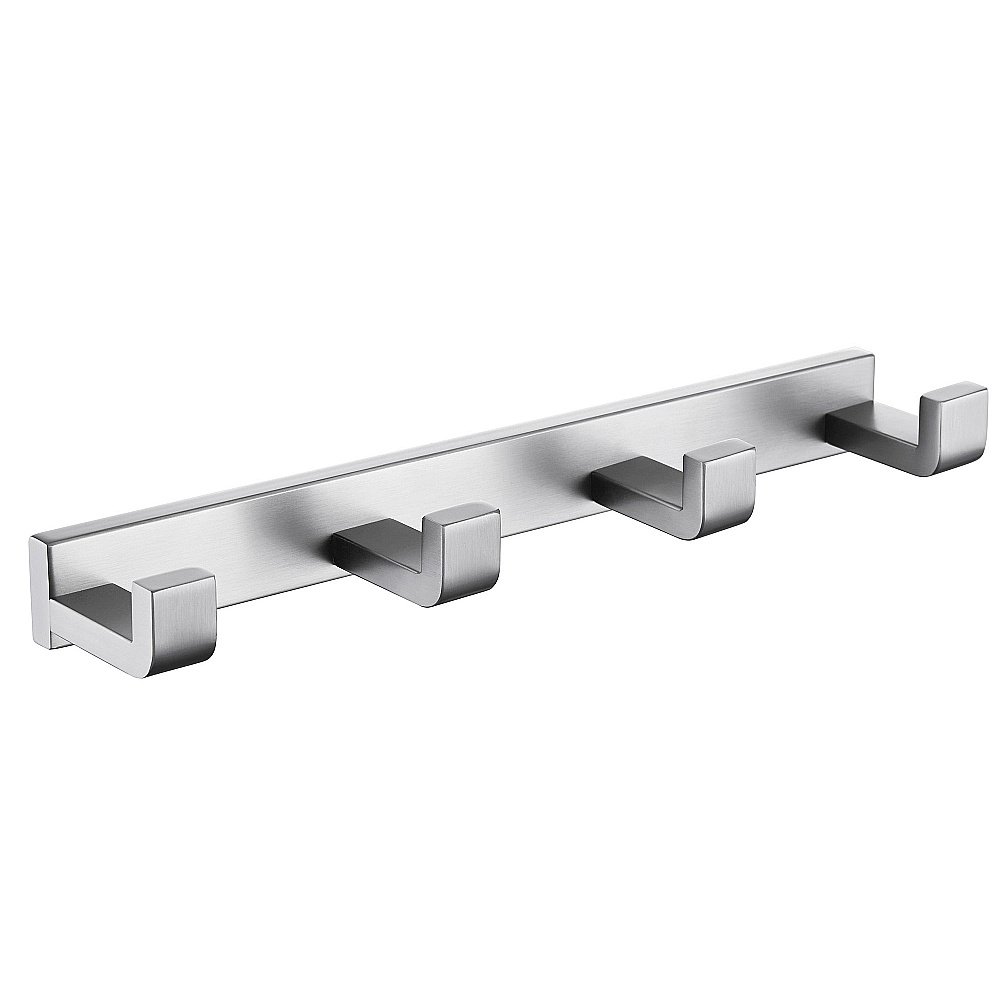 Вешалка на 4 крючка ABBER Westen AA1751SP сатин купить в интернет-магазине сантехники Sanbest