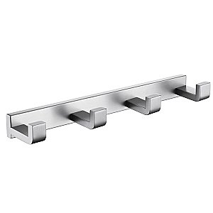 Вешалка на 4 крючка ABBER Westen AA1751SP сатин купить в интернет-магазине сантехники Sanbest