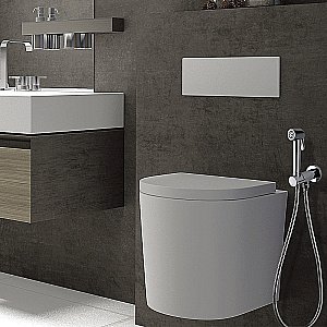 Гигиенический душ Bossini Paloma Brass E37007B.030 хром купить в интернет-магазине сантехники Sanbest