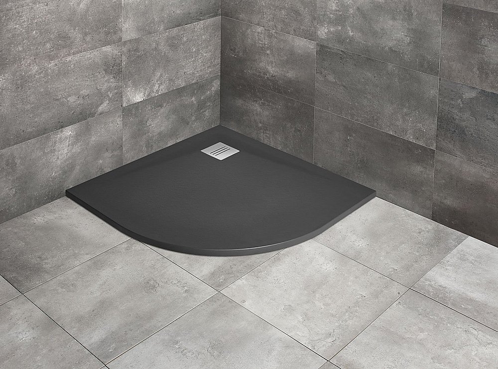 Душевой поддон Radaway Kyntos A antracite HKA9090-64 90x90 серый купить в интернет-магазине Sanbest