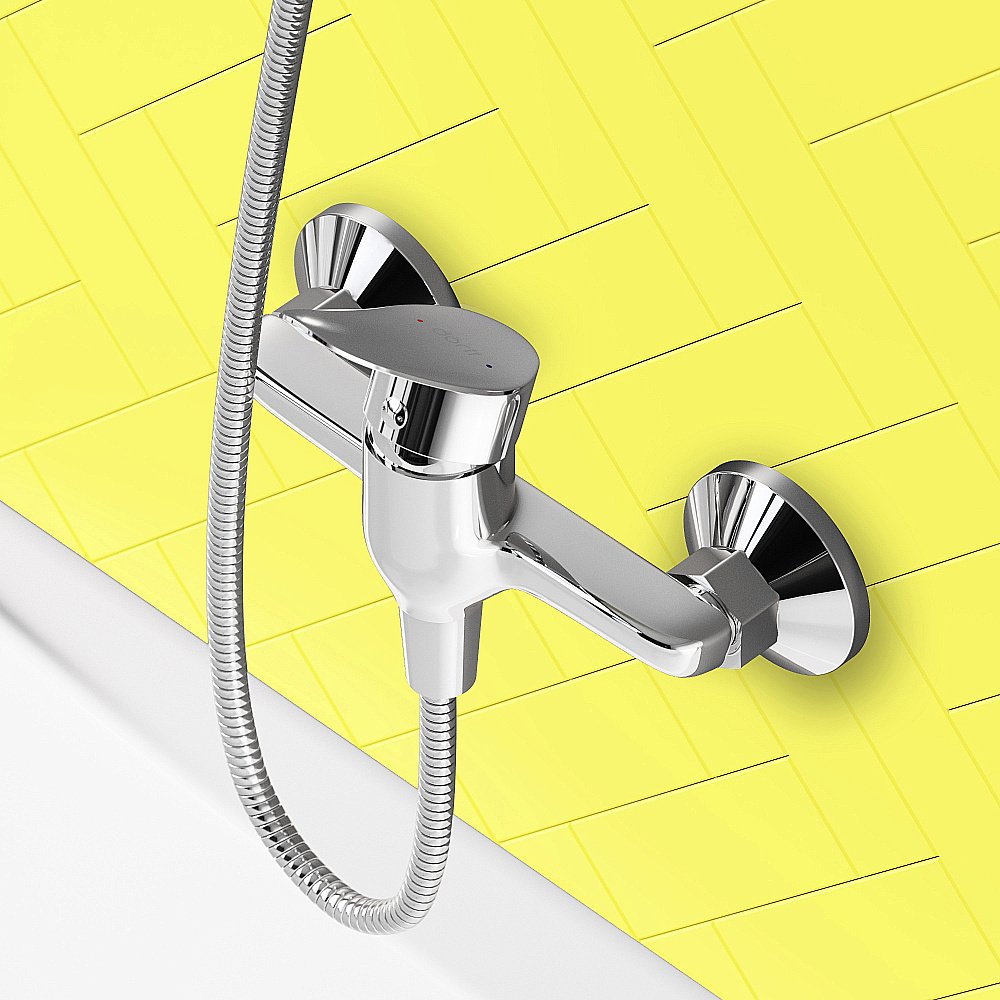 Смеситель для душа Dorff Norma D1020000 хром купить в интернет-магазине сантехники Sanbest