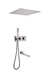 Душевая система ABBER Daheim AF8254SP сатин купить в интернет-магазине сантехники Sanbest