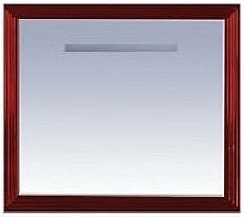 Зеркало Misty Европа 90x80 красное в ванную от интернет-магазине сантехники Sanbest