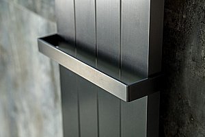 Полотенцесушитель электрический Boheme Flat 725-B черный матовый купить в интернет-магазине сантехники Sanbest