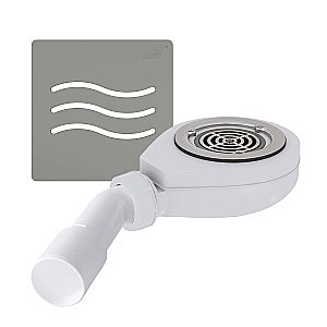 Сифон для душевого поддона RGW S-016-1 Волна бетон купить в интернет-магазине сантехники Sanbest