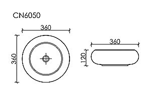 Раковина Ceramica Nova Element 36 CN6050MB черная матовая купить в интернет-магазине Sanbest