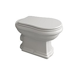 Унитаз приставной Kerasan Retro 1011 выпуск в стену купить в интернет-магазине Sanbest