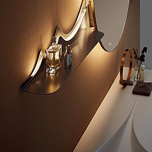 Тумба с раковиной Black&White Gravity V-2400 180 серая для ванной в интернет-магазине Sanbest