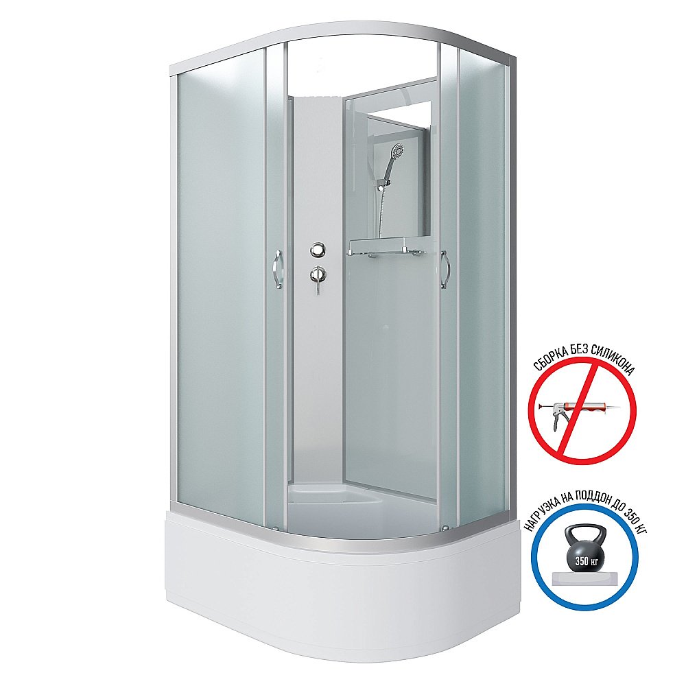 Душевая кабина Niagara Classic NG-2310-14BK 120х80 купить в интернет-магазине Sanbest