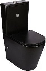 Унитаз напольный WeltWasser SALZBACH 001MT-BL черный матовый купить в интернет-магазине Sanbest