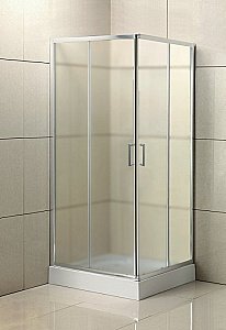 Душевой уголок BelBagno UNO 195-A-2 95x95 матовый/хром купить в интернет-магазине Sanbest